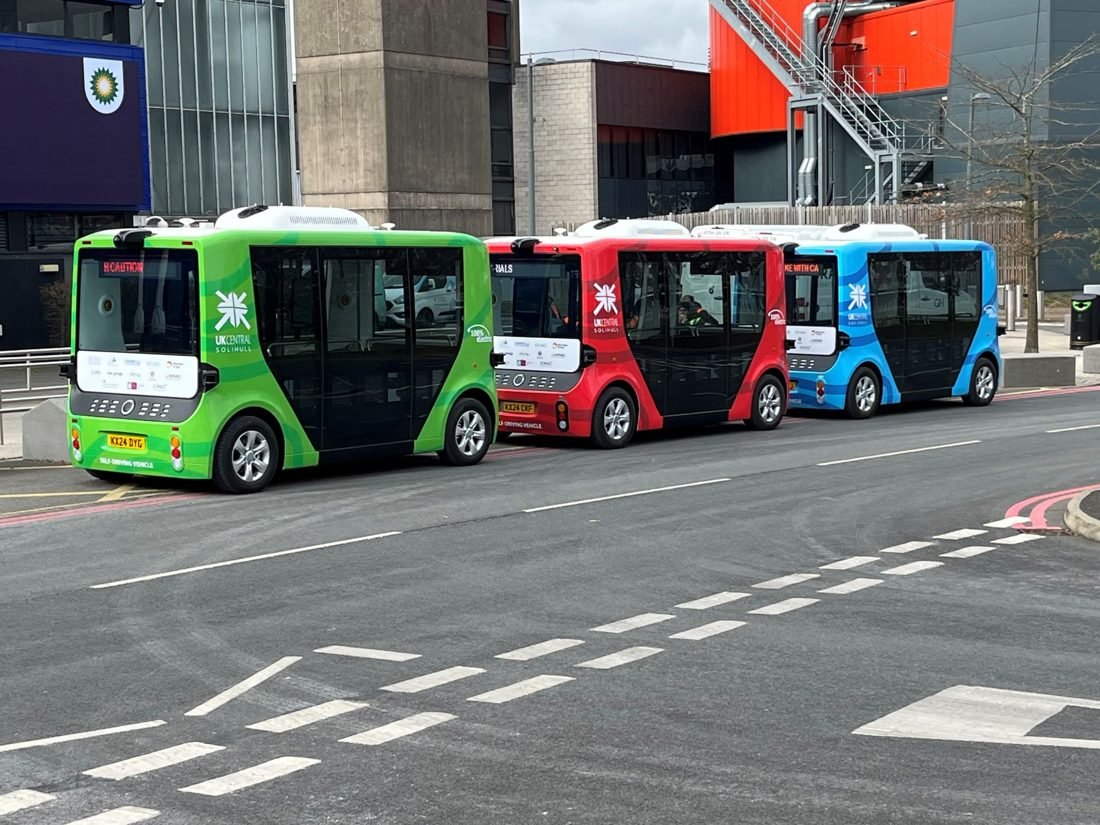 Three Ohmio LIFT shuttles, SCALE project UK